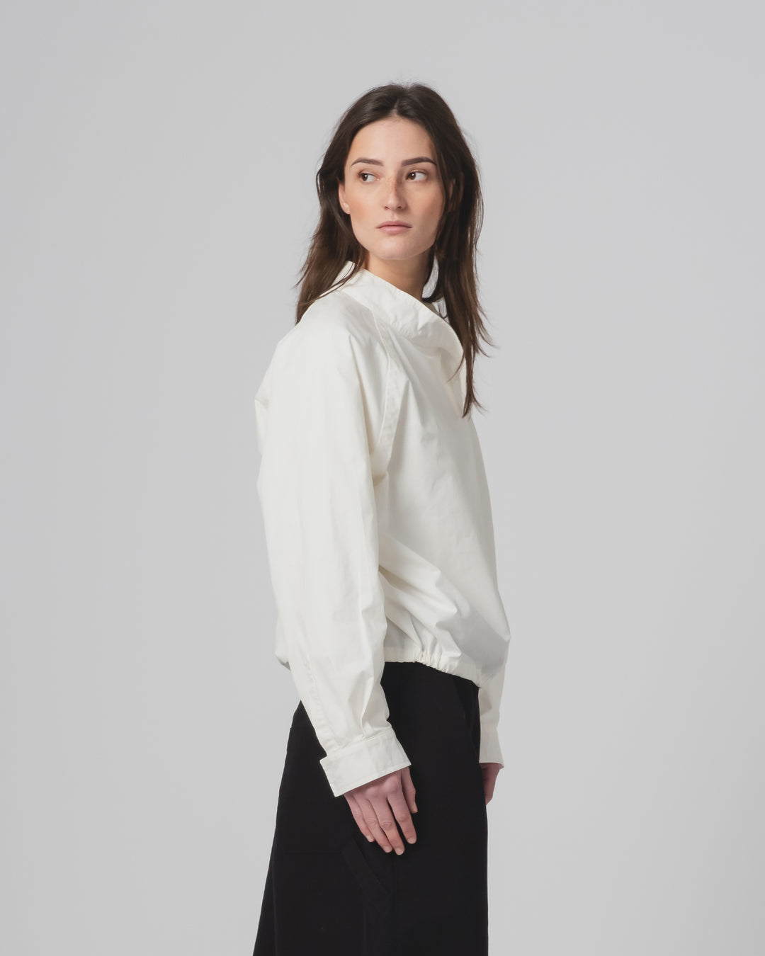 G.o.D Anorak Shirt Poplin Milk