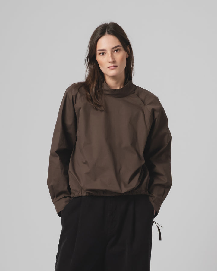 GoD アノラックシャツ ポプリン ジャバブラウン