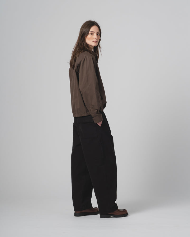 GoD アノラックシャツ ポプリン ジャバブラウン