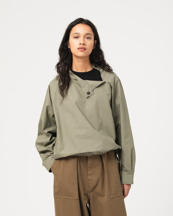 G.o.D Anorak Shirt Light Poplin Vetiver
