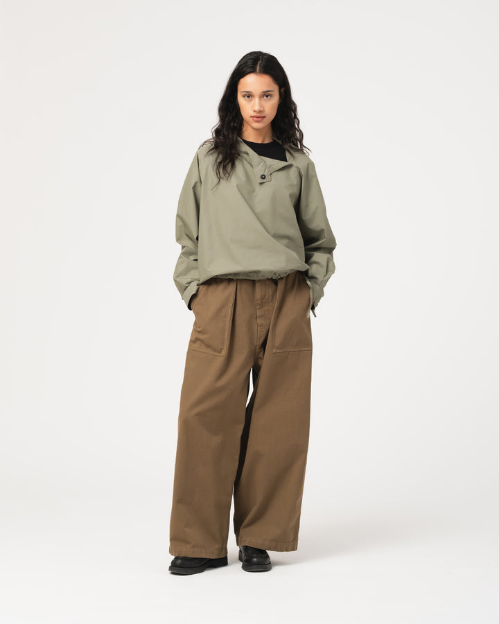G.o.D Anorak Shirt Light Poplin Vetiver