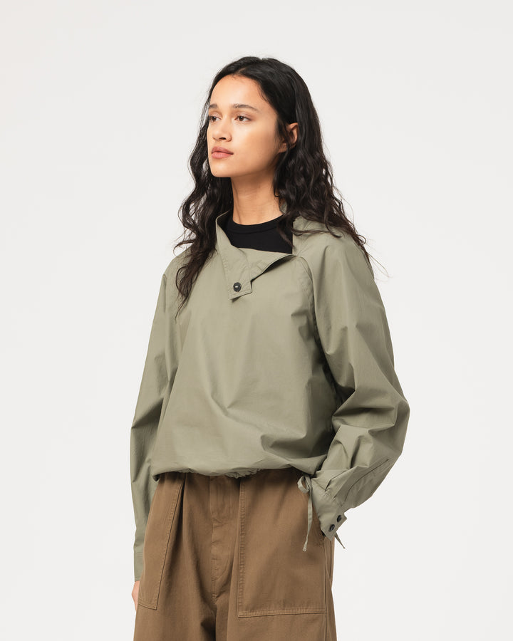 G.o.D Anorak Shirt Light Poplin Vetiver