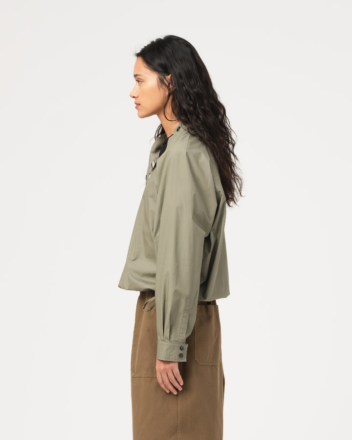 G.o.D Anorak Shirt Light Poplin Vetiver