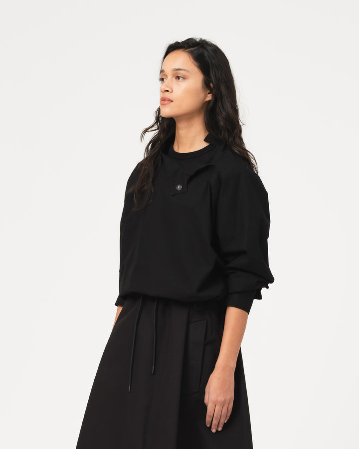 G.o.D Anorak Shirt Light Popeline Black