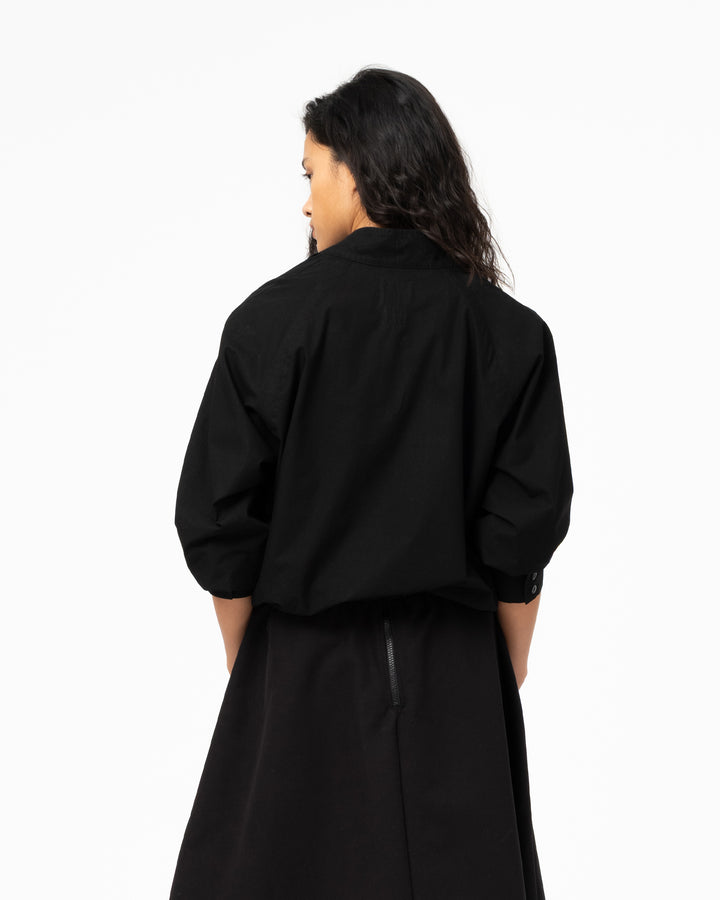 G.o.D Anorak Shirt Light Popeline Black