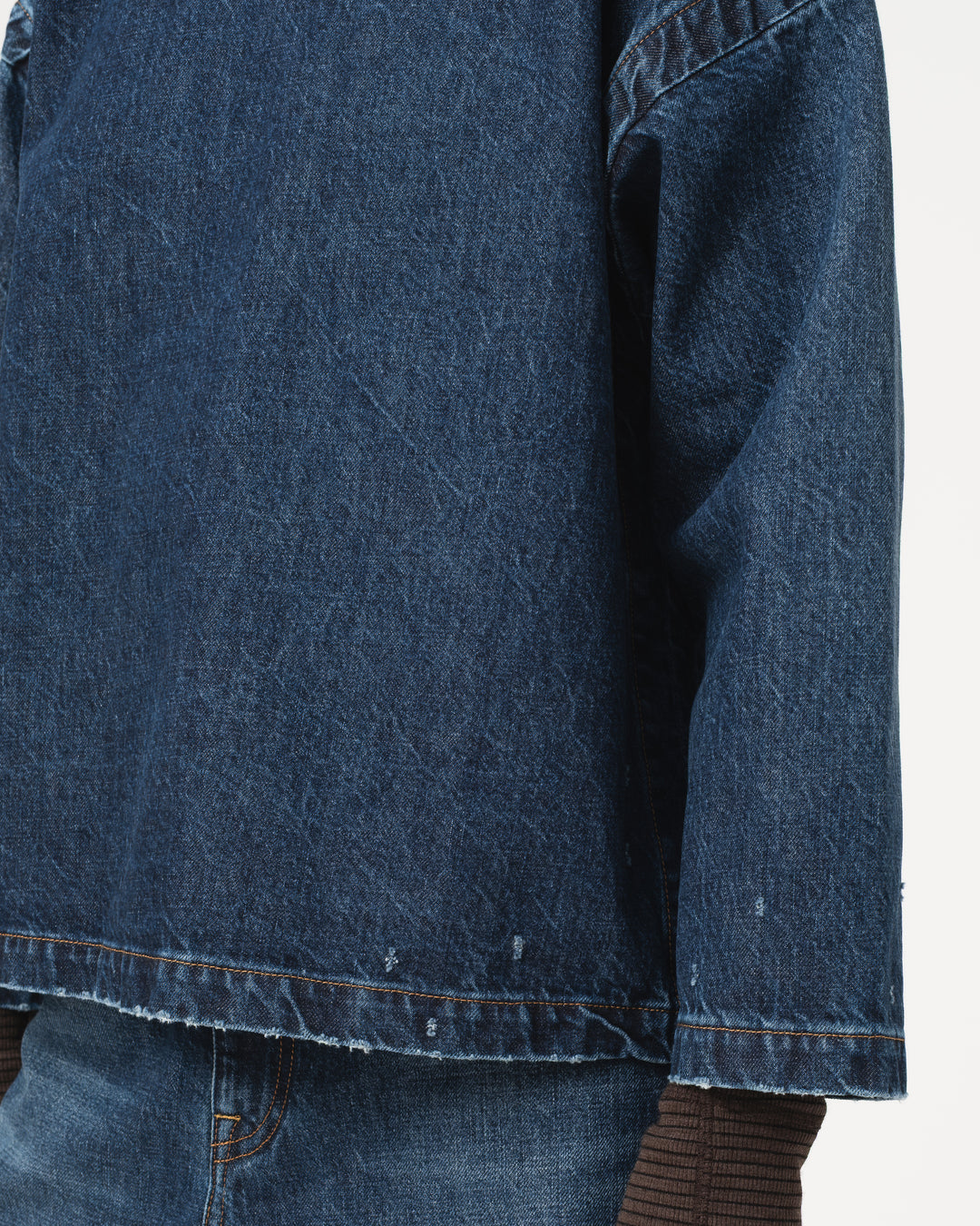 G.o.D Guard Smock Century Denim Erosion Blue