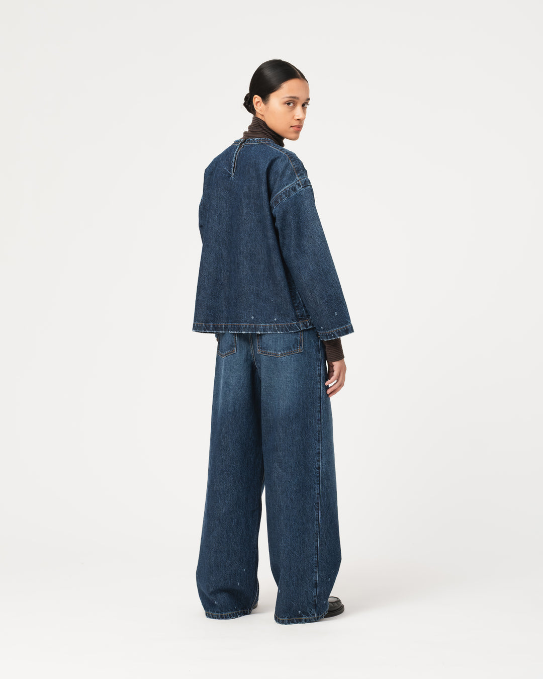 G.o.D Guard Smock Century Denim Erosion Blue