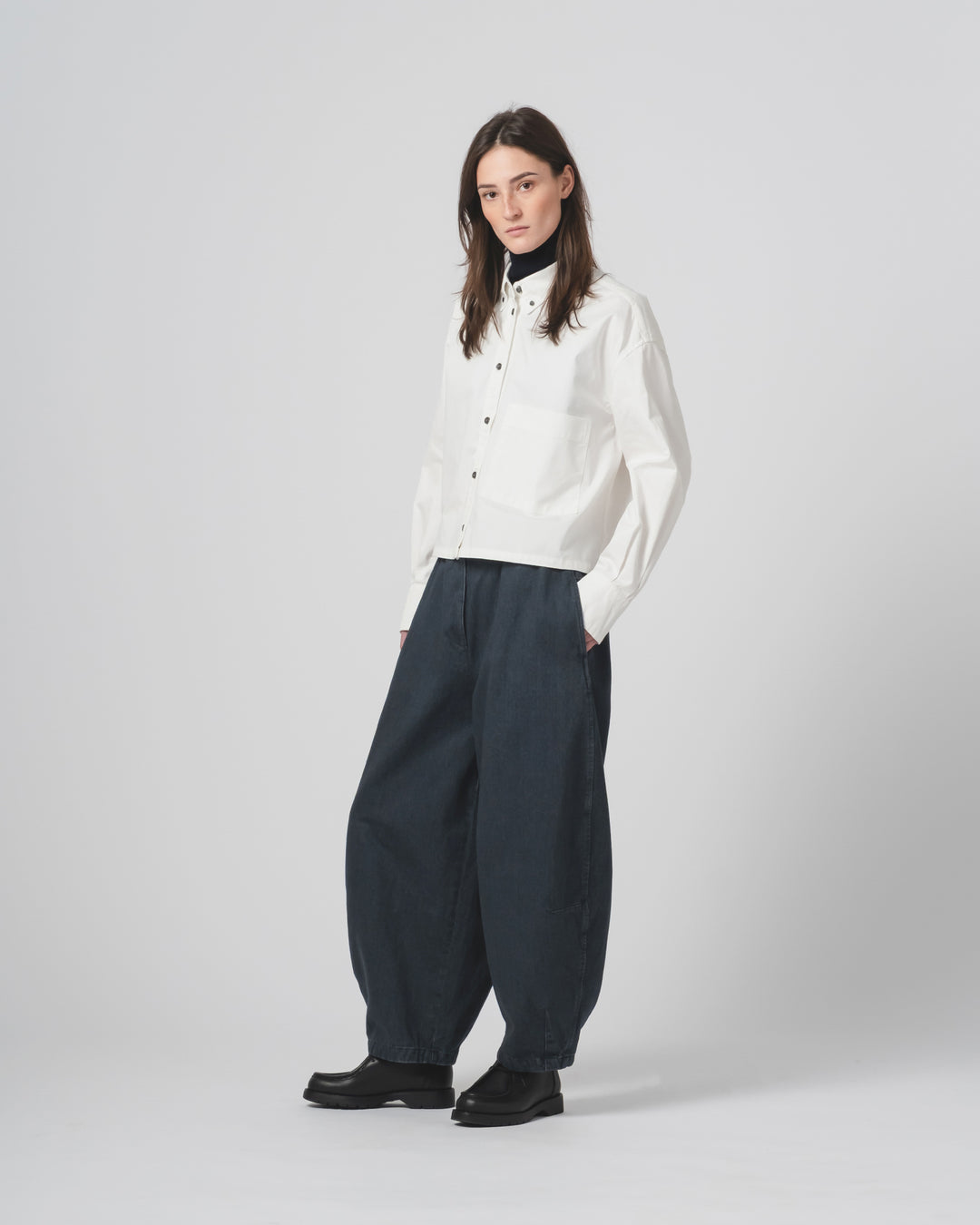 G.o.D Cubic Shirt Poplin White