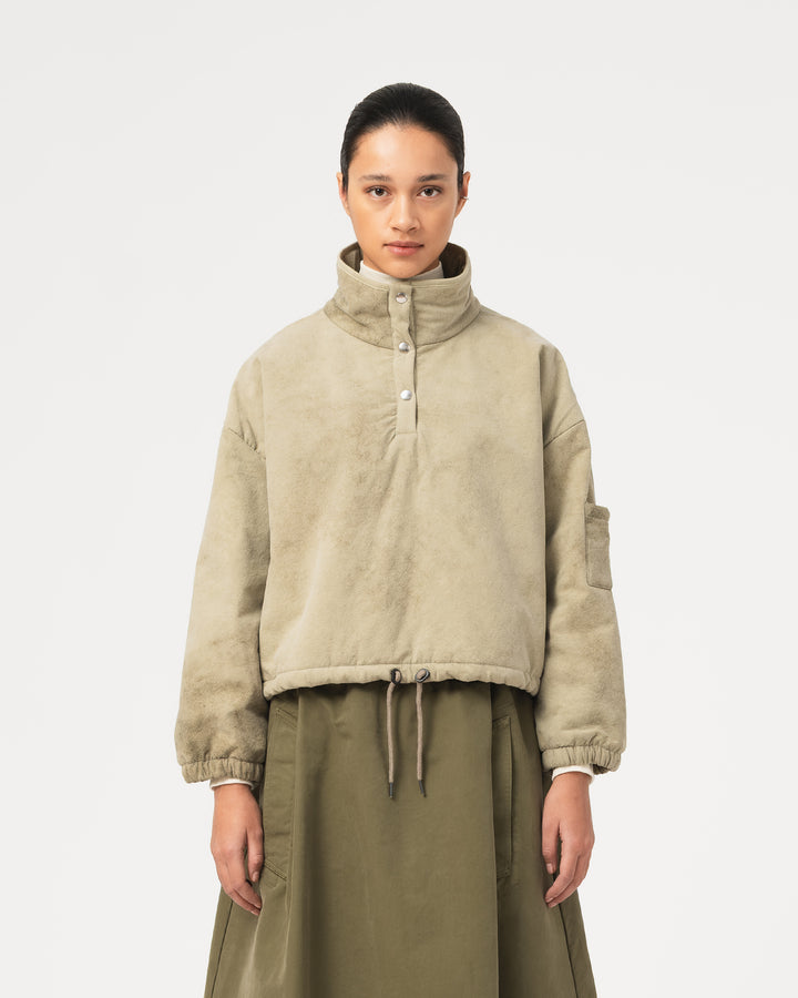 G.o.D Marky Sweater Padded Cotton Avocado