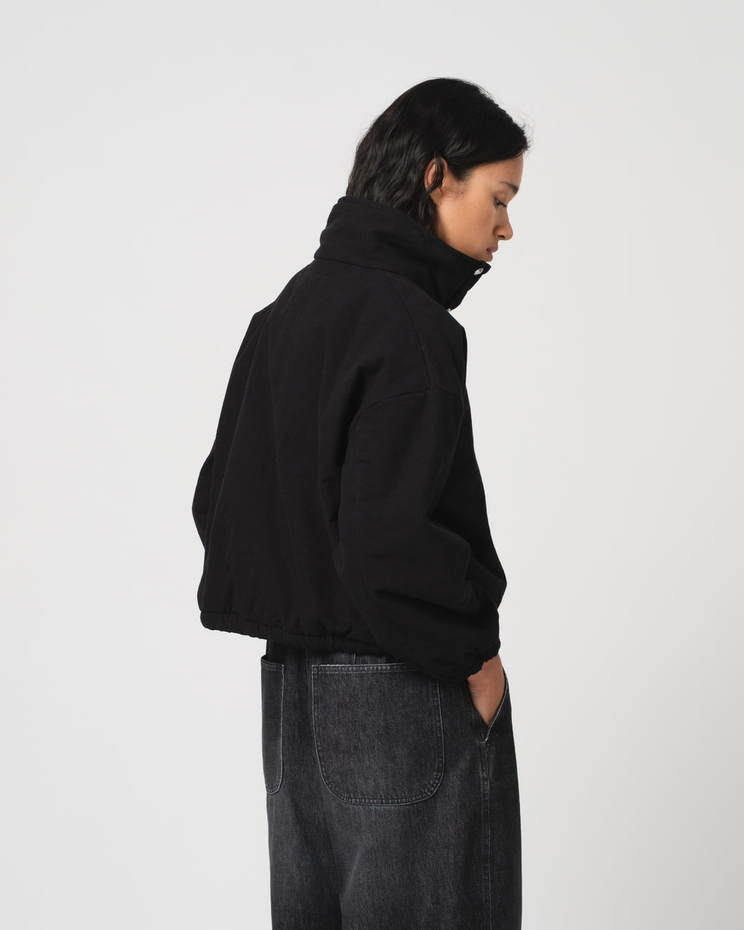 G.o.D Marky Sweater Padded Cotton Black