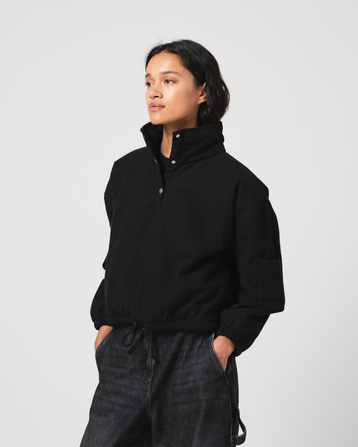 G.o.D Marky Sweater Padded Cotton Black