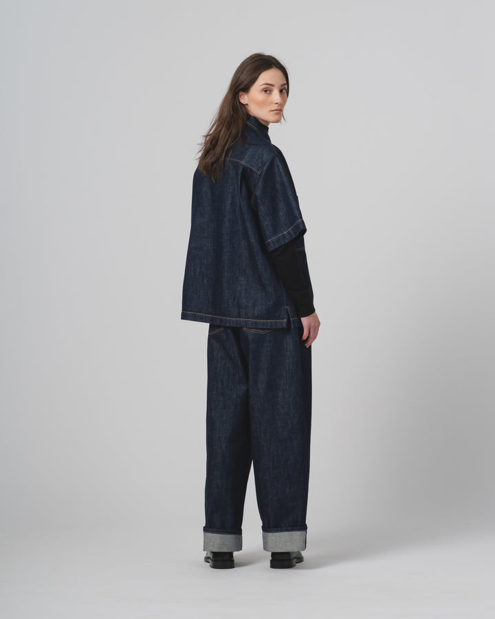 G.o.D Okinawa Shirt Century Denim Blue