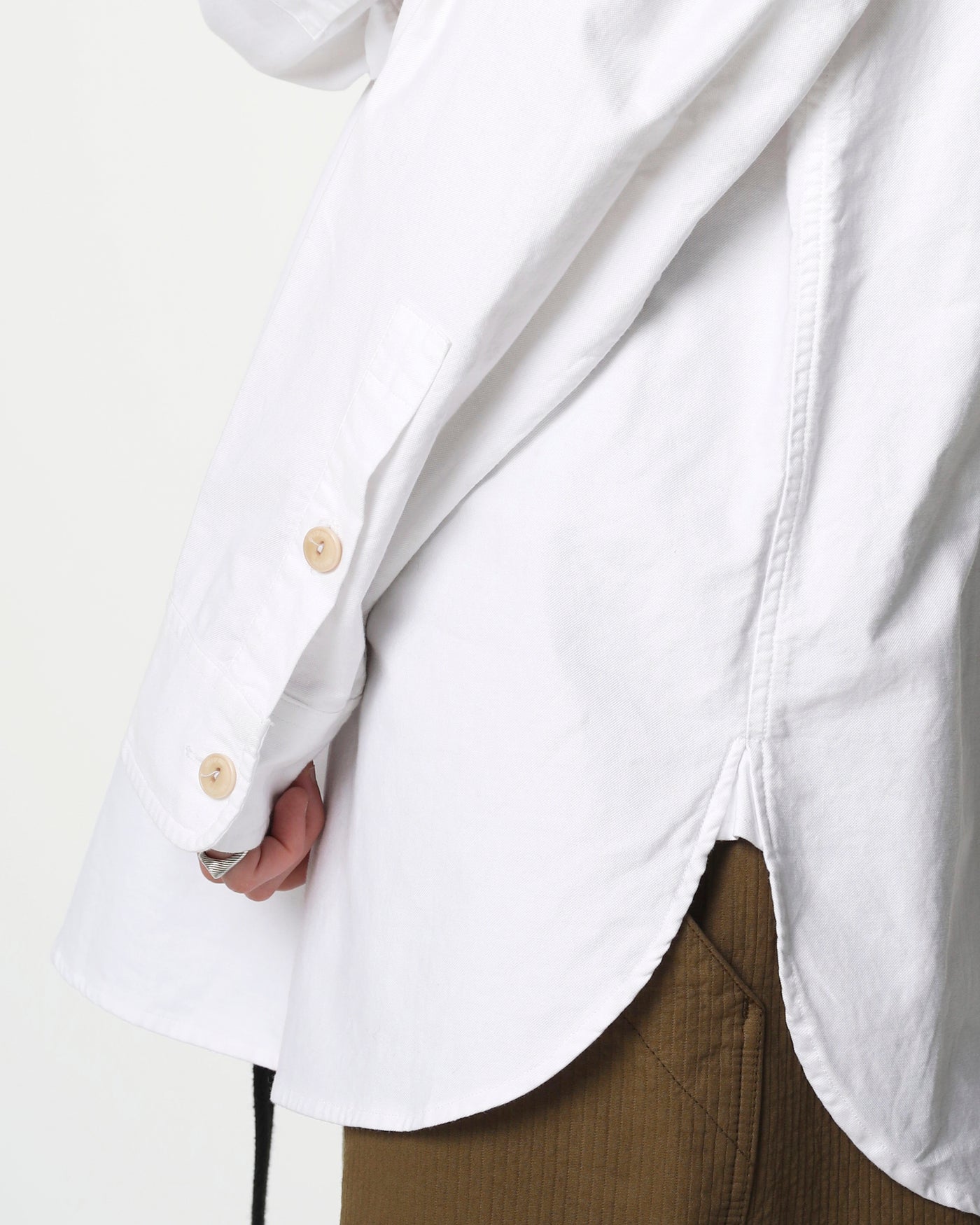 G.o.D Maxi Shirt Oxford White