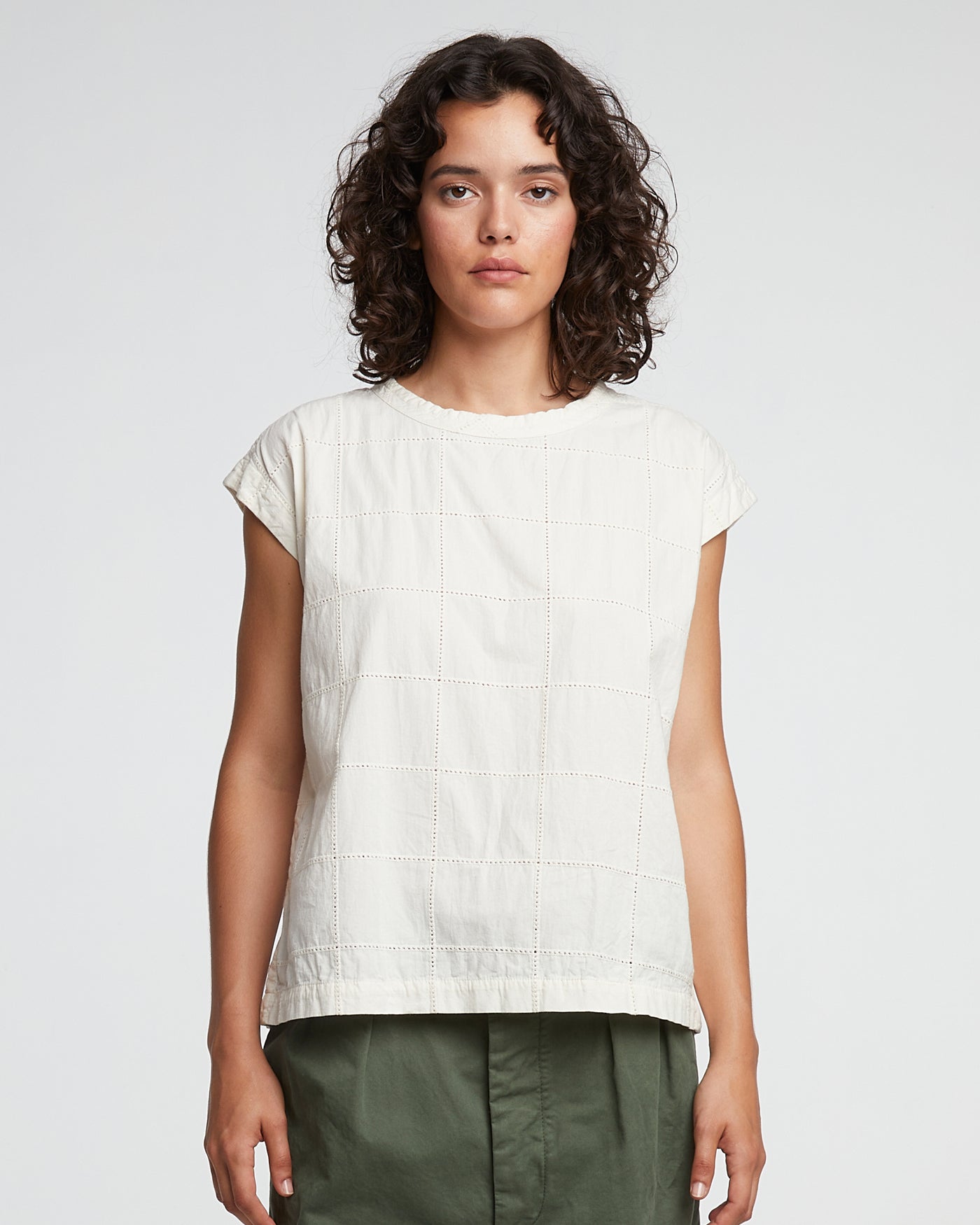 G.o.D Gardener Top Idra Cotton Ecru