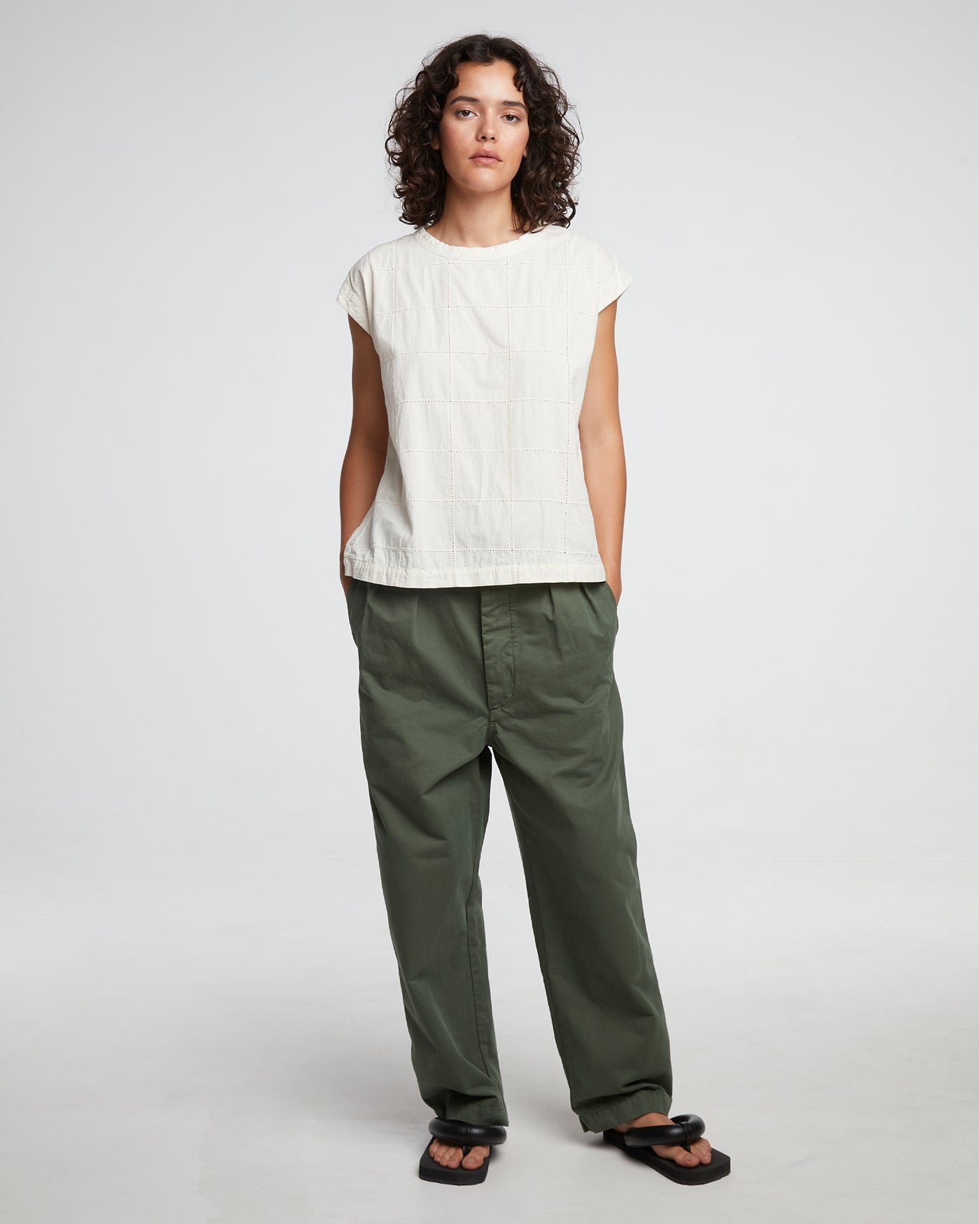 G.o.D Gardener Top Idra Cotton Ecru