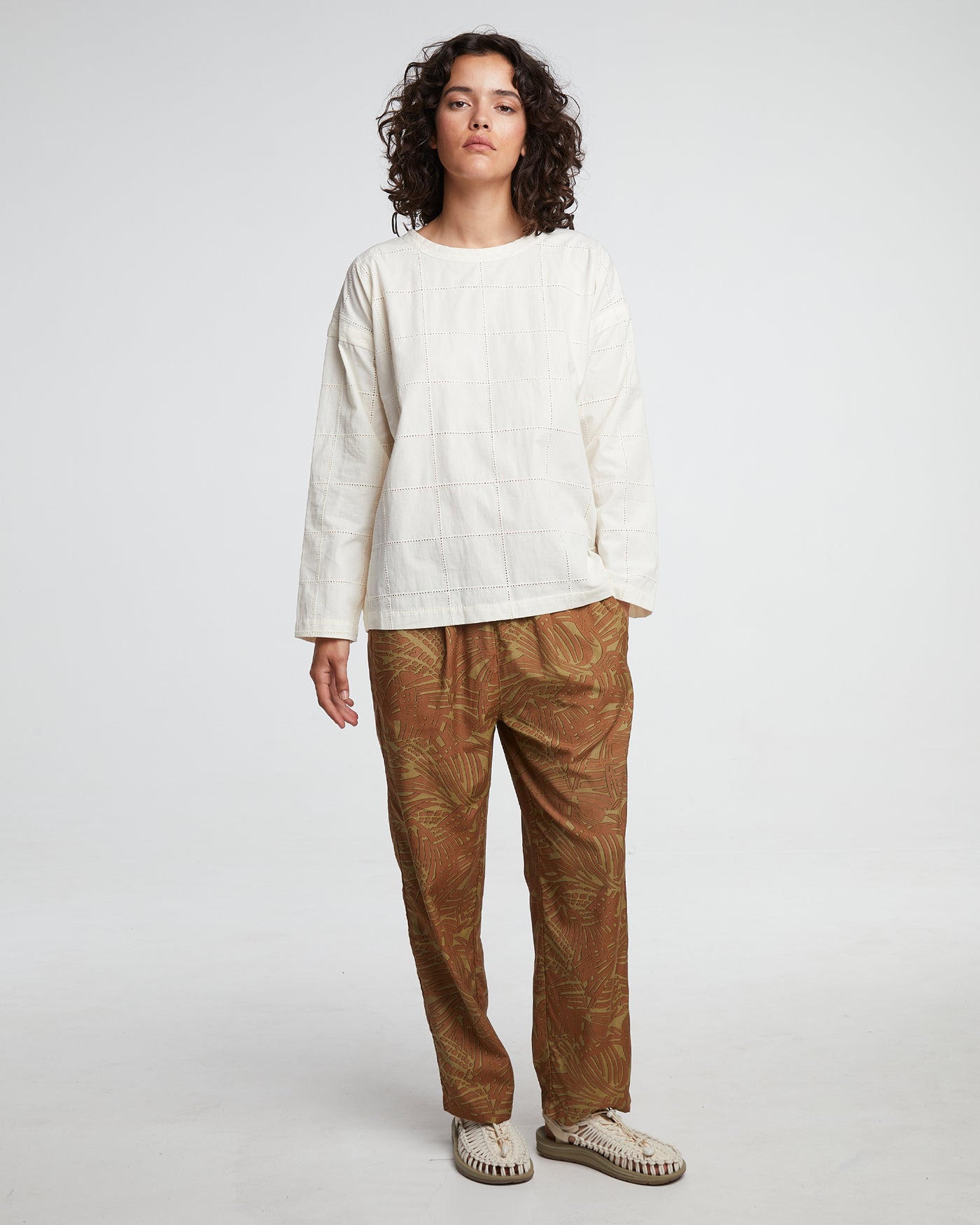 G.o.D Gardener Smock Idra Cotton Ecru