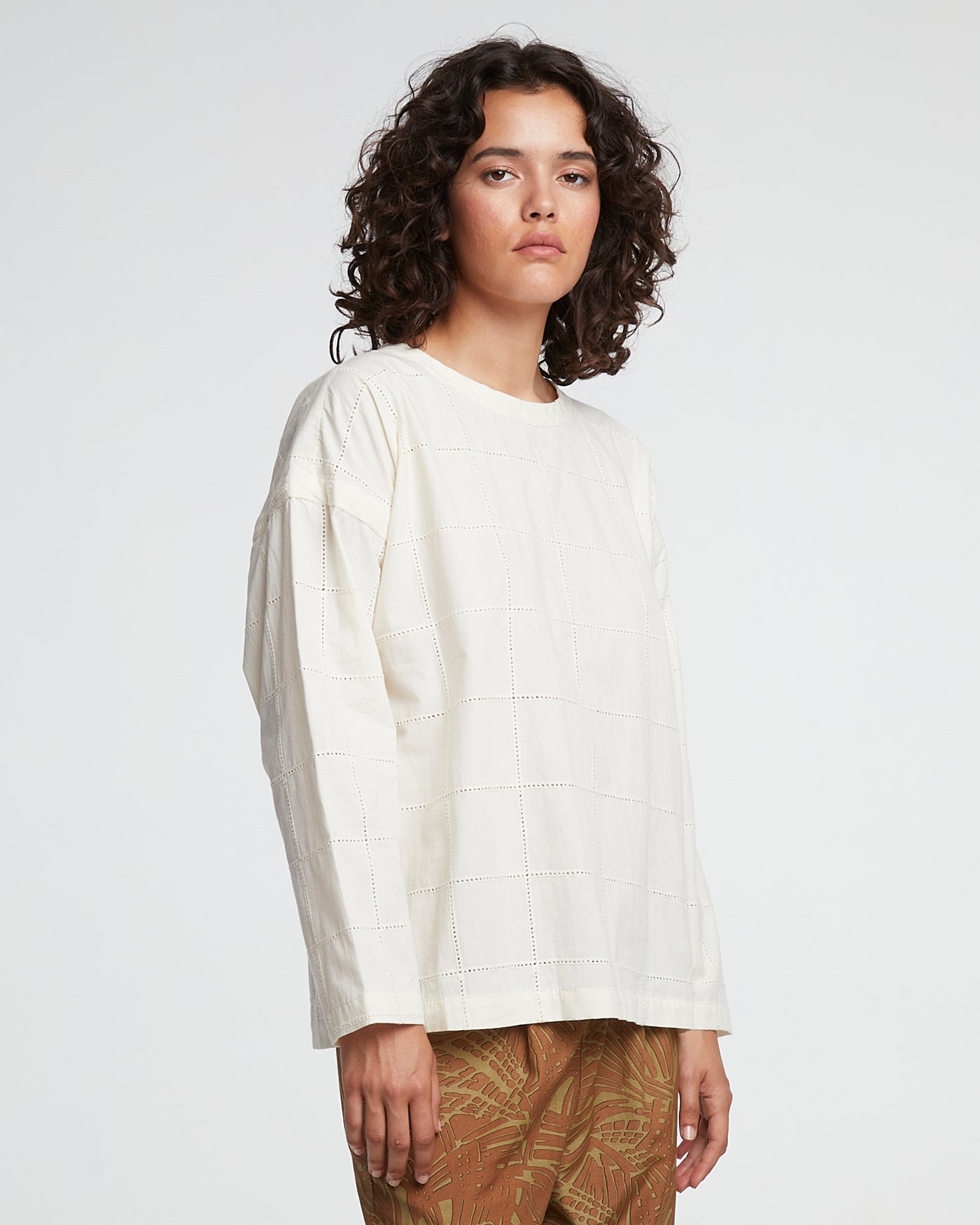 G.o.D Gardener Smock Idra Cotton Ecru