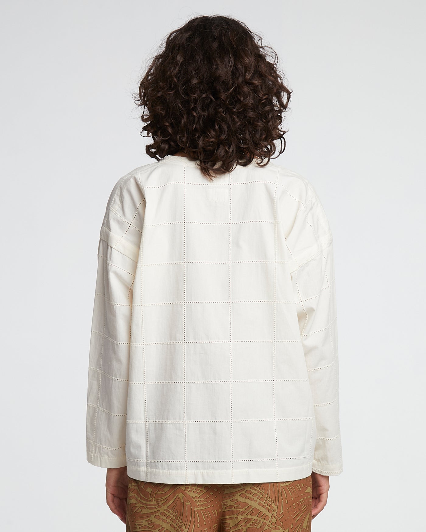 G.o.D Gardener Smock Idra Cotton Ecru