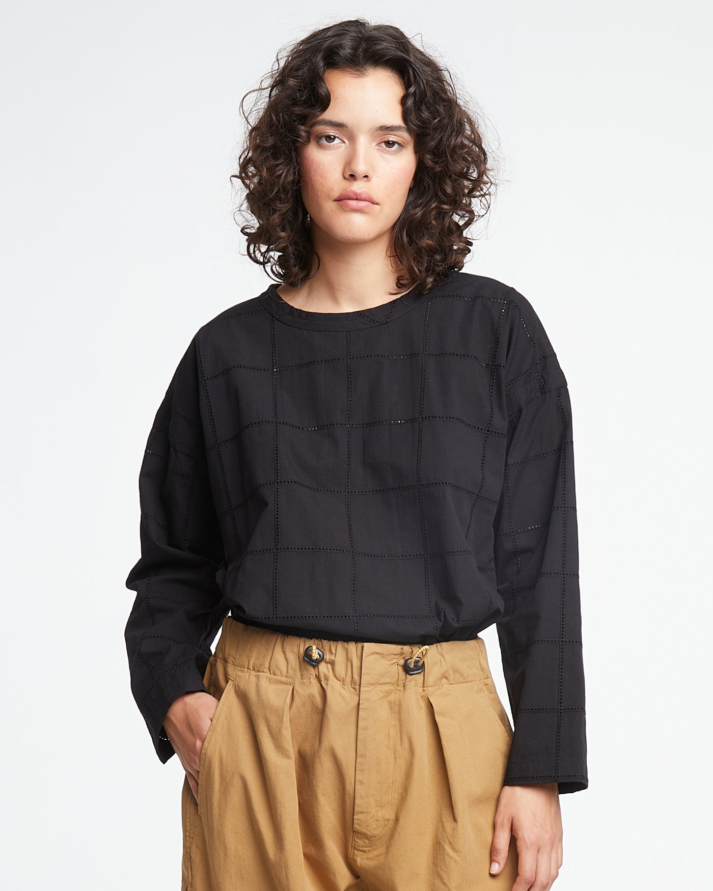 G.o.D Gardener Smock Idra Cotton Black