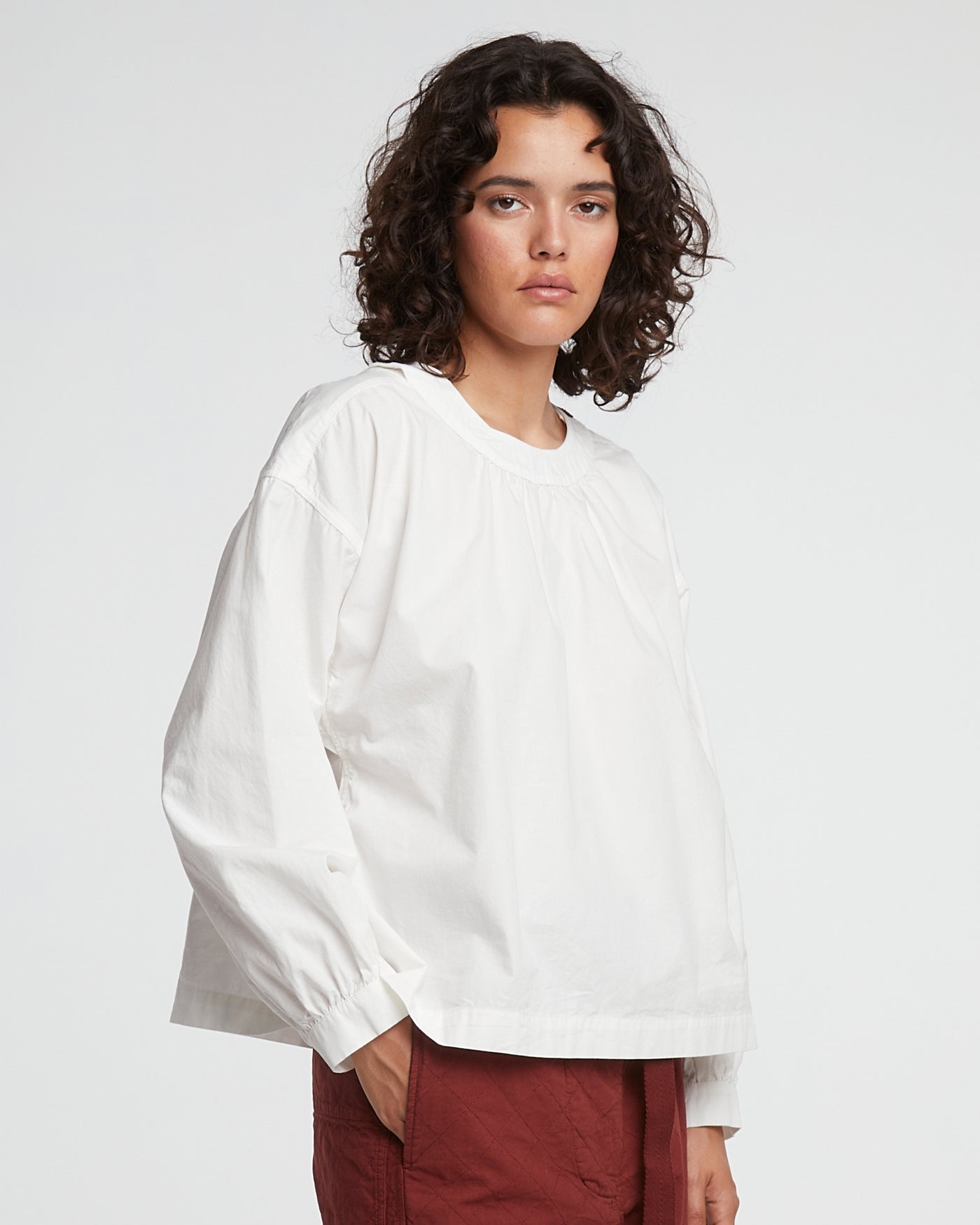 G.o.D Harvest Smock Massaya Cotton White