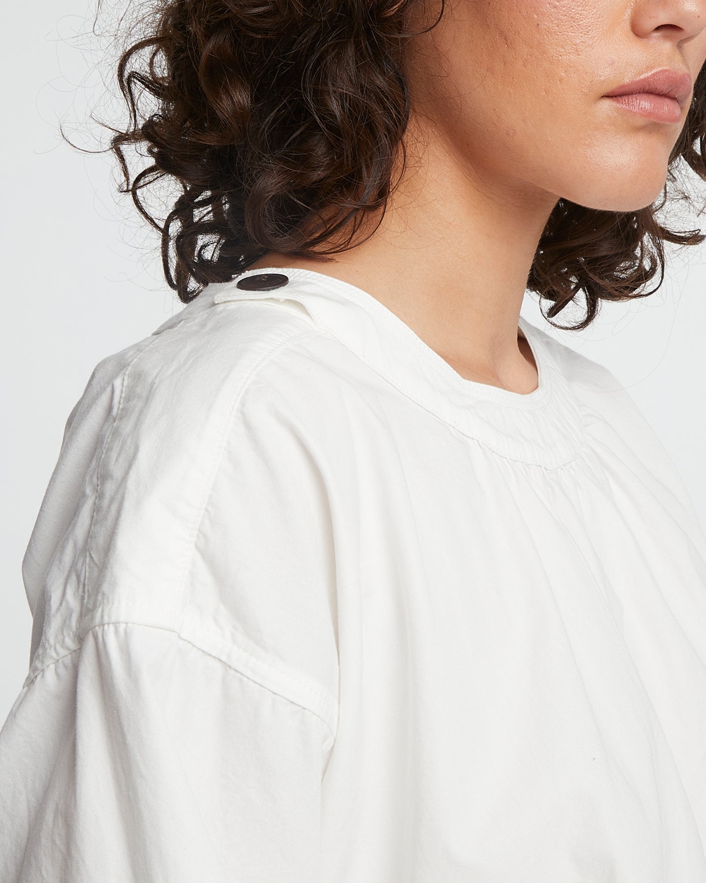 G.o.D Harvest Smock Massaya Cotton White