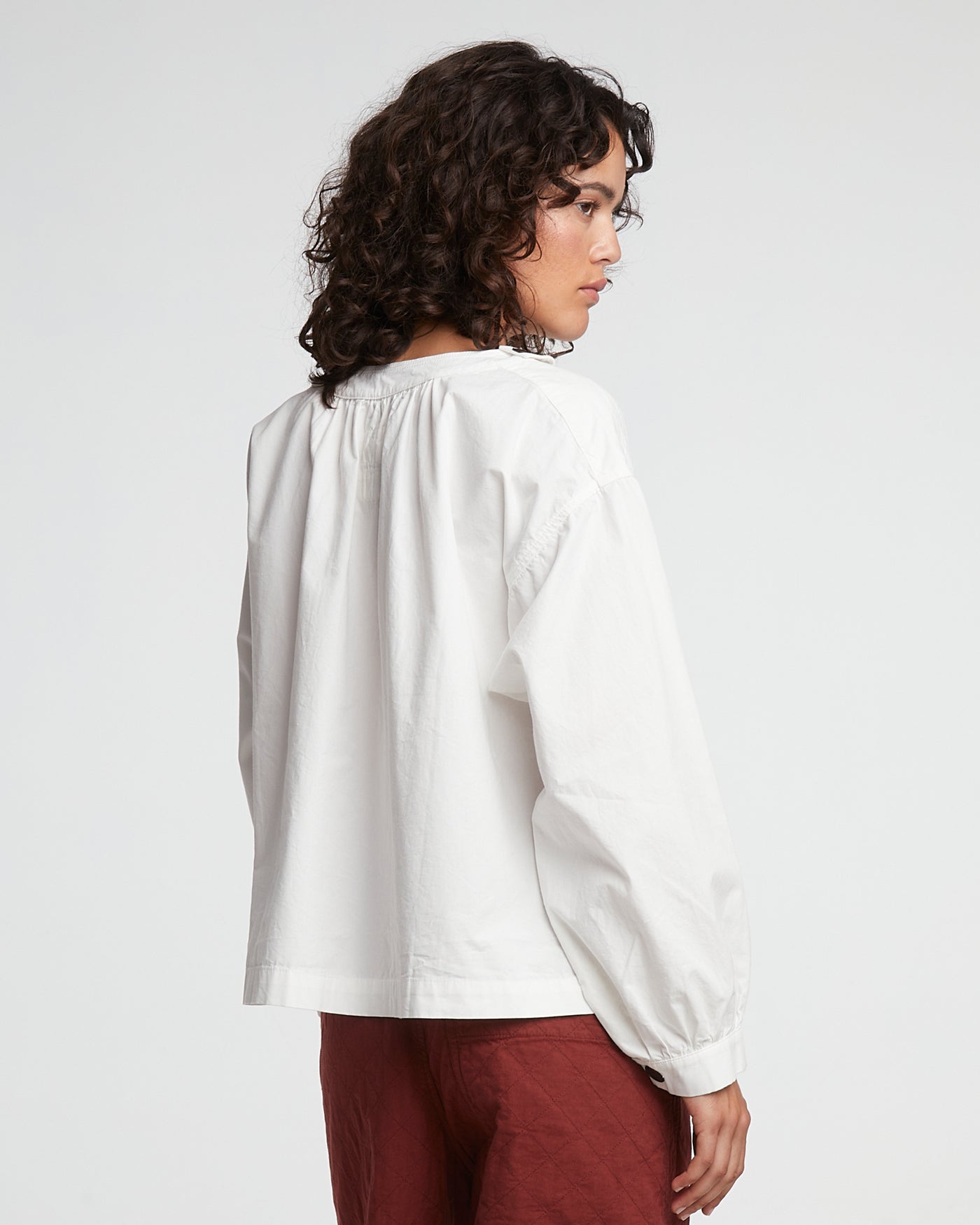 G.o.D Harvest Smock Massaya Cotton White