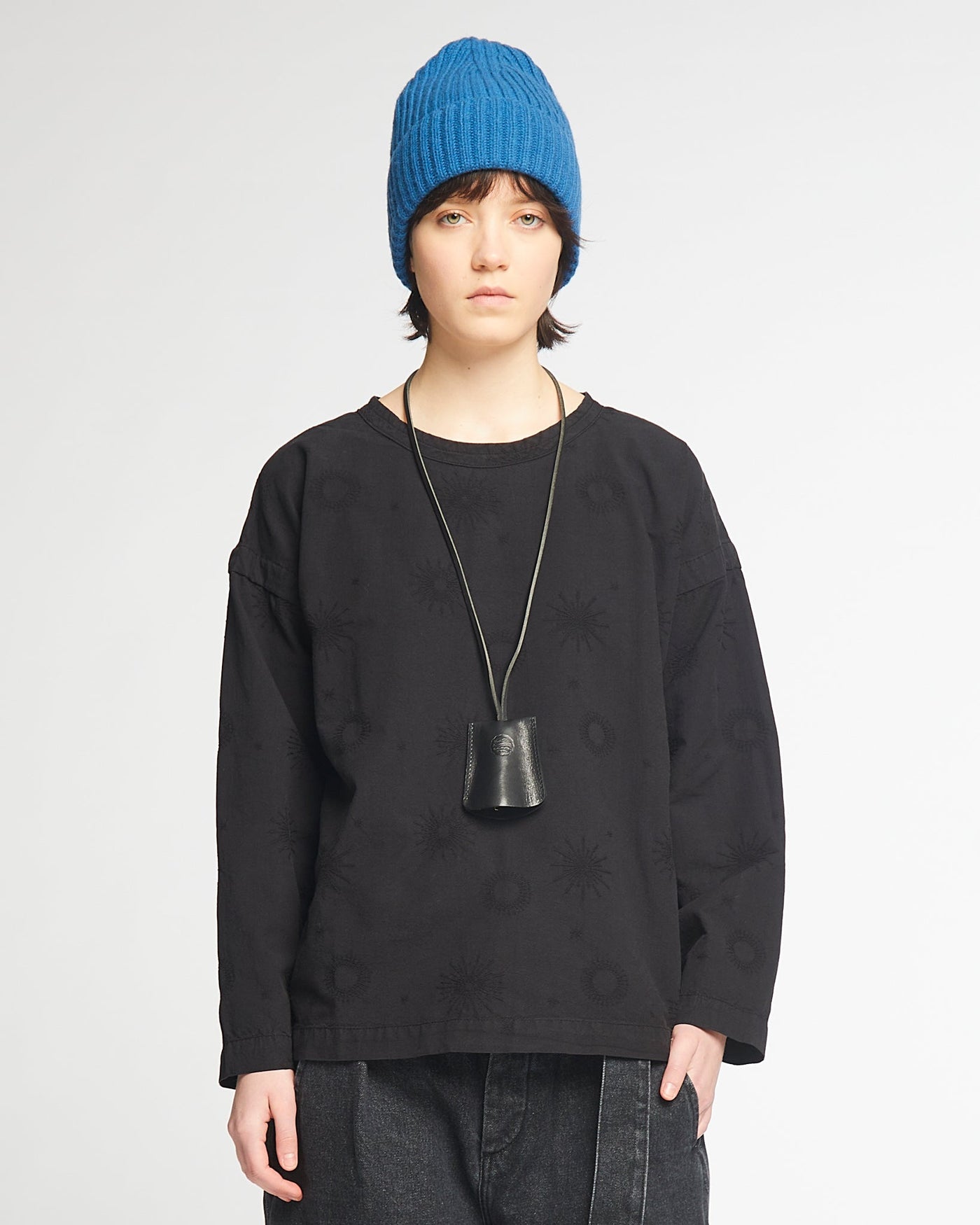 G.o.D Gardener Smock Comet Cotton Black
