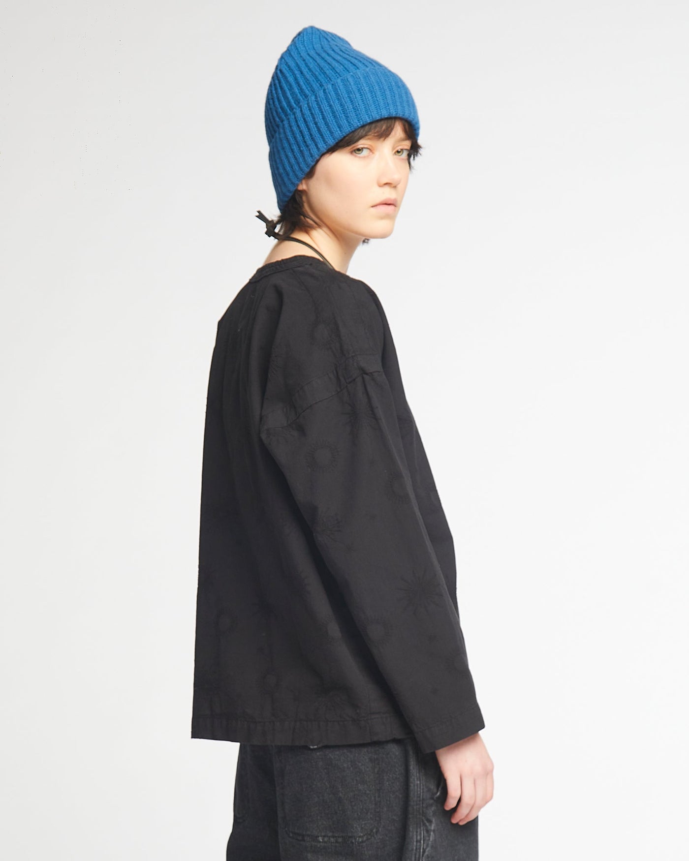 G.o.D Gardener Smock Comet Cotton Black