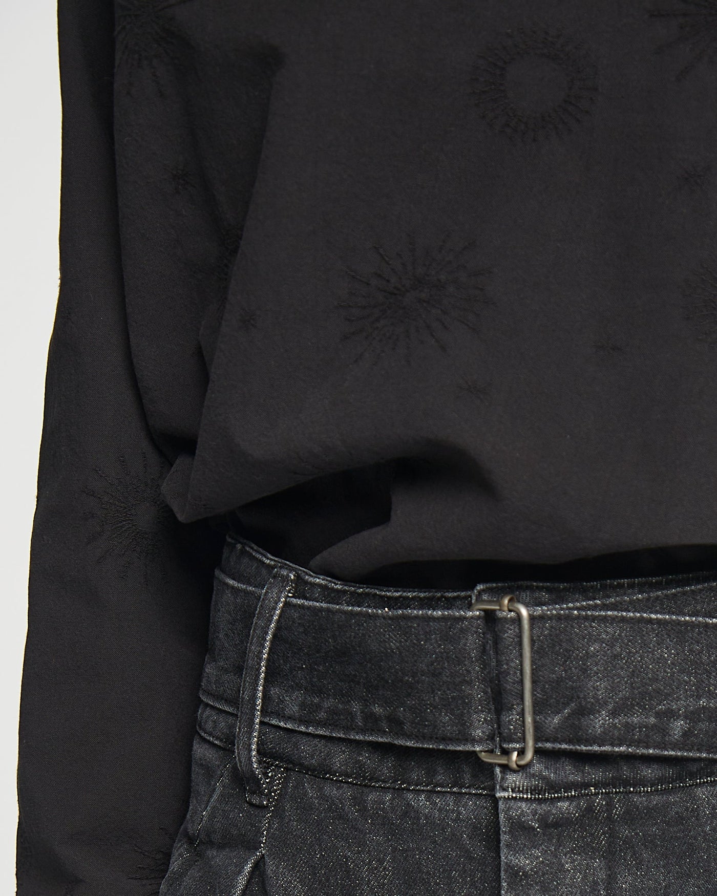 G.o.D Gardener Smock Comet Cotton Black