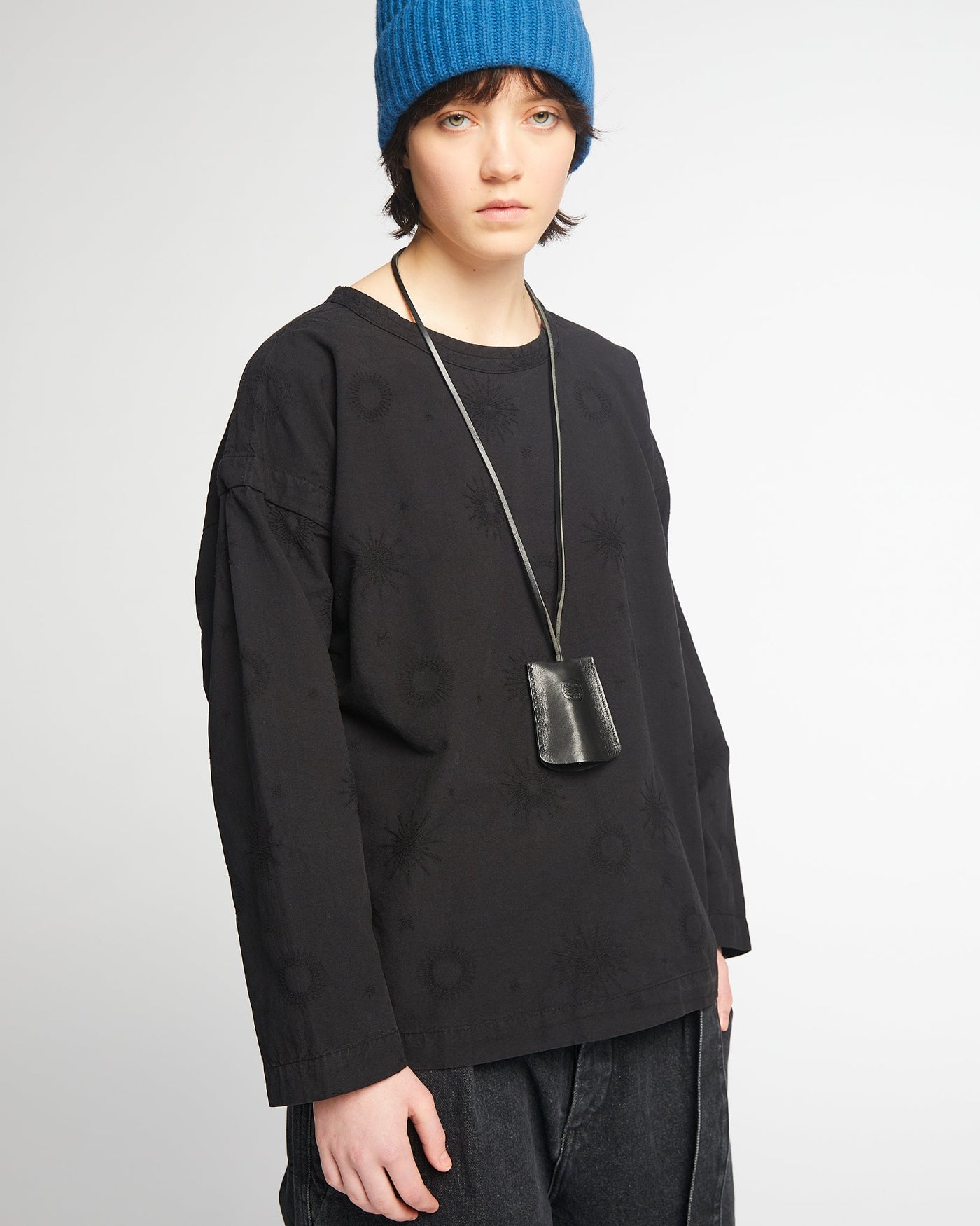 G.o.D Gardener Smock Comet Cotton Black