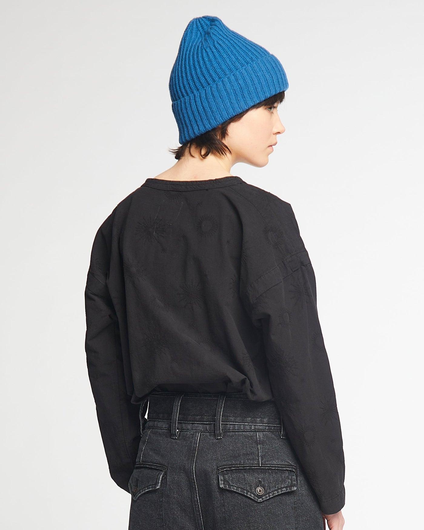 G.o.D Gardener Smock Comet Cotton Black