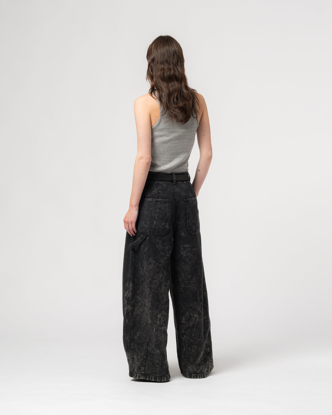 G.o.D Body Top Military Rib Grey Melange