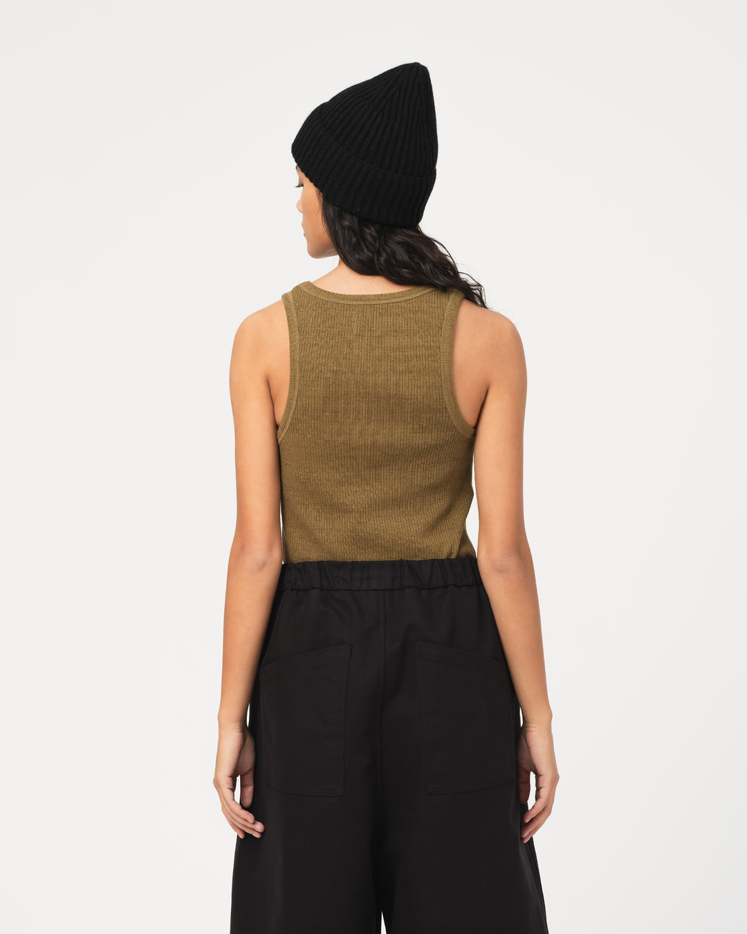 G.o.D Body Top Military Rib Jersey Olive