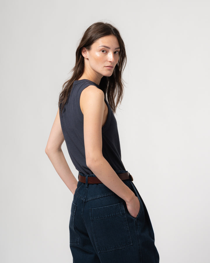 GoD ジョニートップ コットンヘンプ インディア ブルー