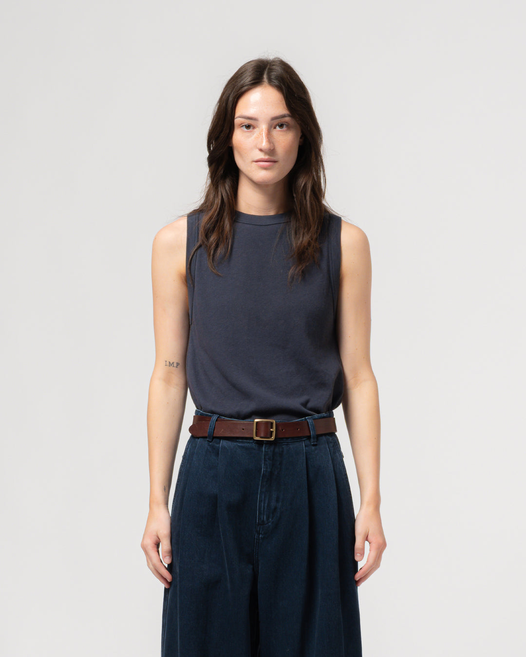 GoD ジョニートップ コットンヘンプ インディア ブルー