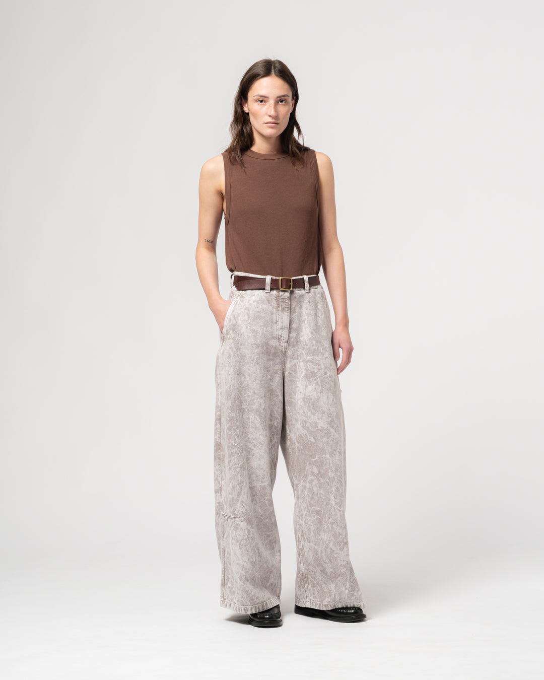 GoD ジョニートップ コットンヘンプ アズテックブラウン