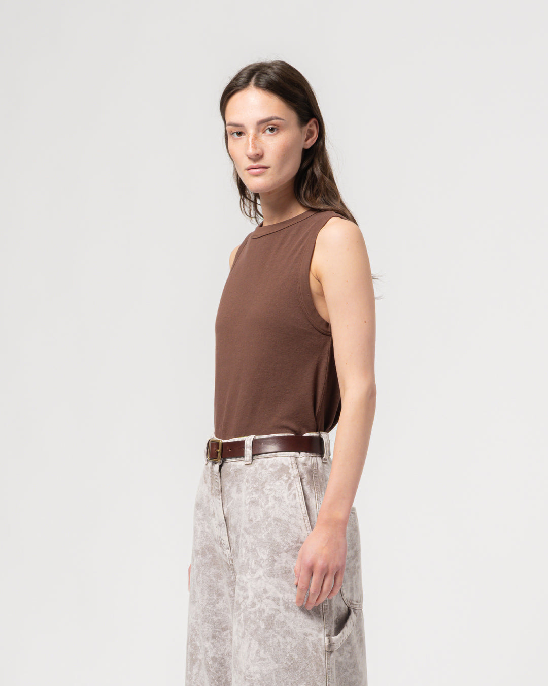 GoD ジョニートップ コットンヘンプ アズテックブラウン