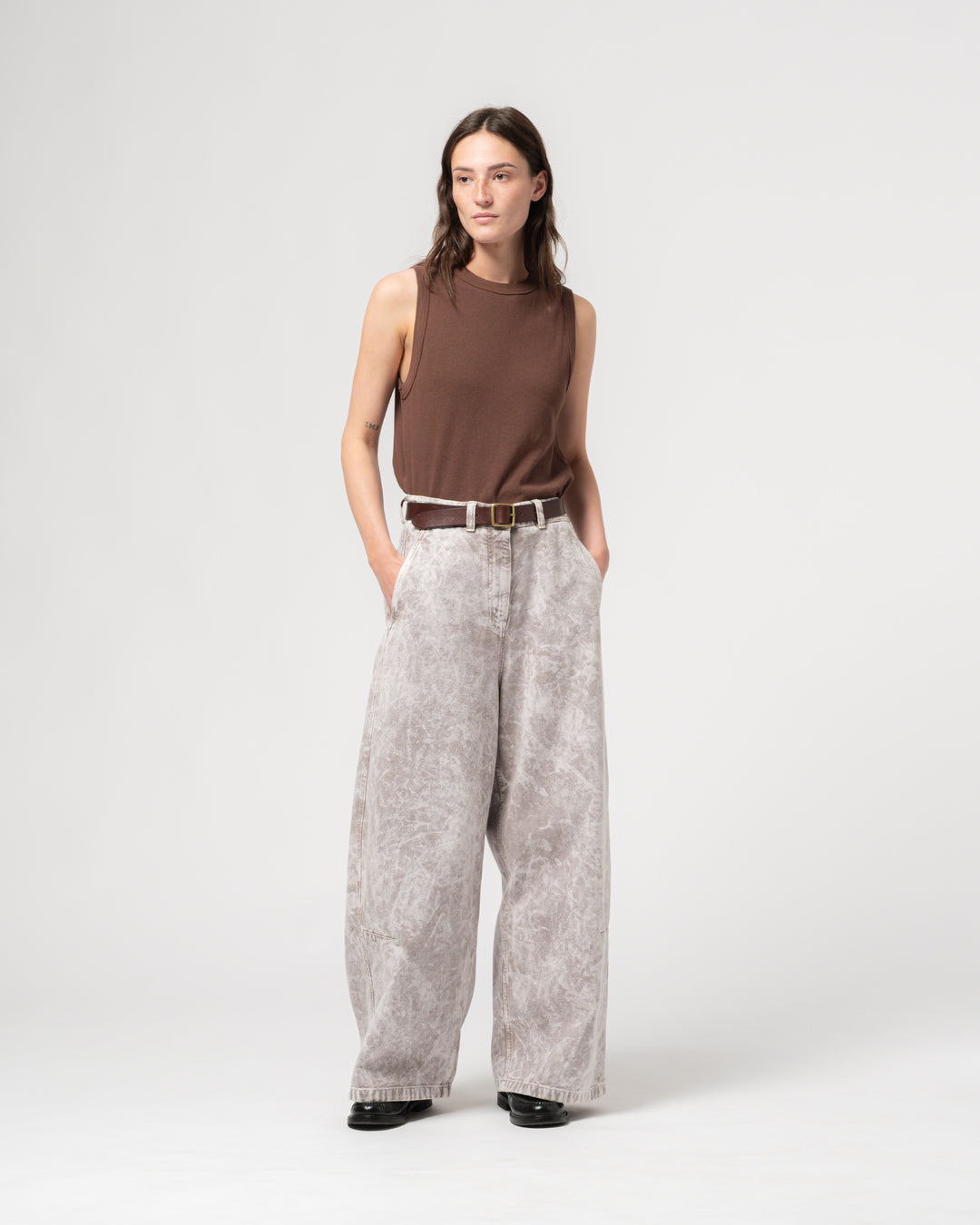 GoD ジョニートップ コットンヘンプ アズテックブラウン