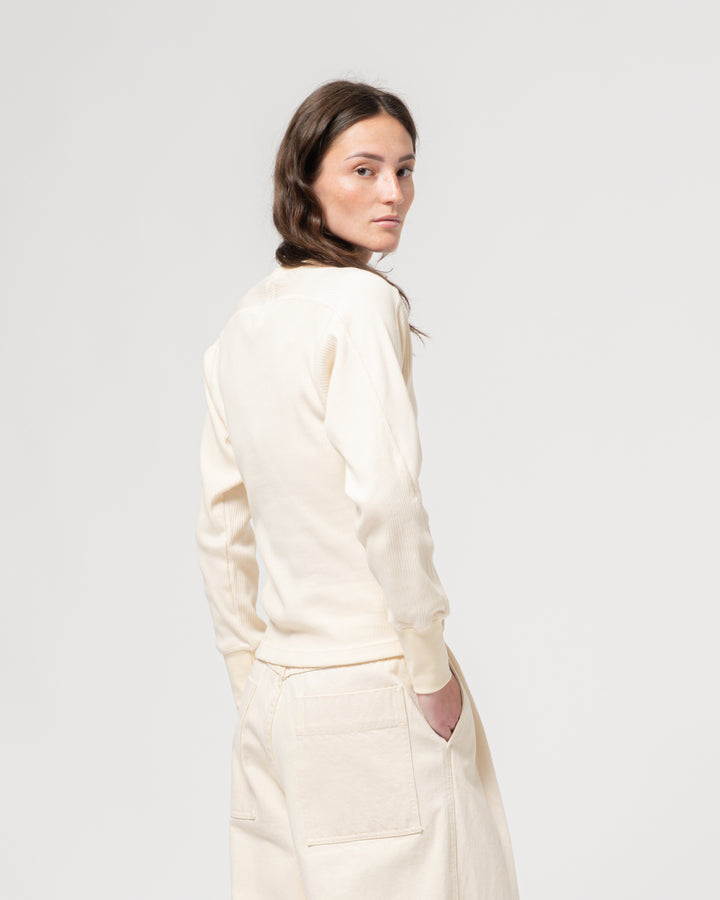 G.o.D Button Down Military Rib Ecru