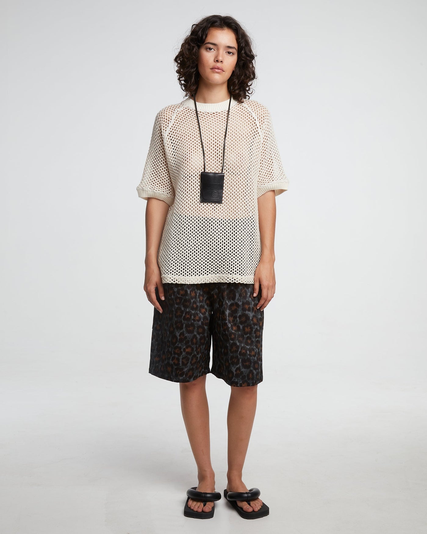G.o.D Army T Kingston Mesh Off White