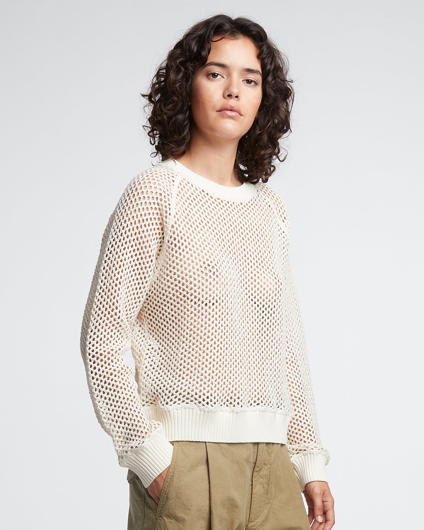G.o.D Jumper Kingston Mesh Off White