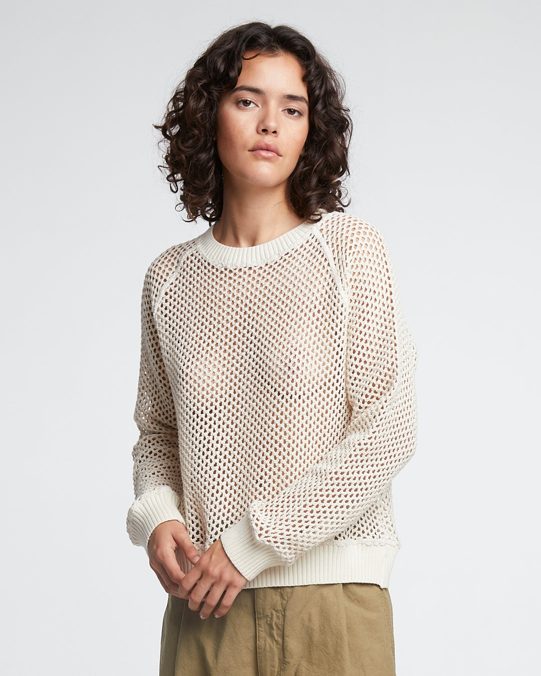 G.o.D Jumper Kingston Mesh Off White