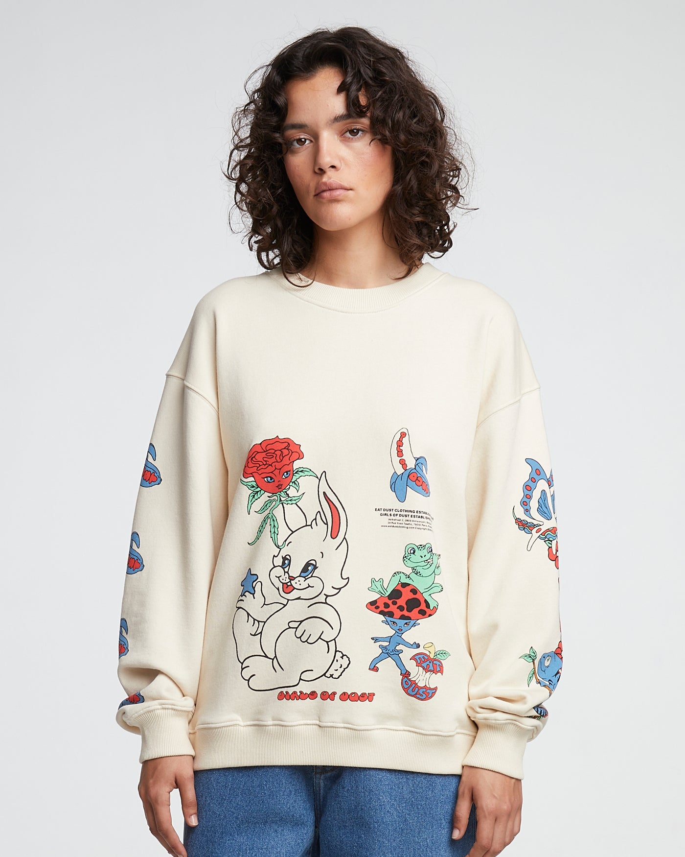 G.o.D Bunny Sweater Basic Fleece Milk