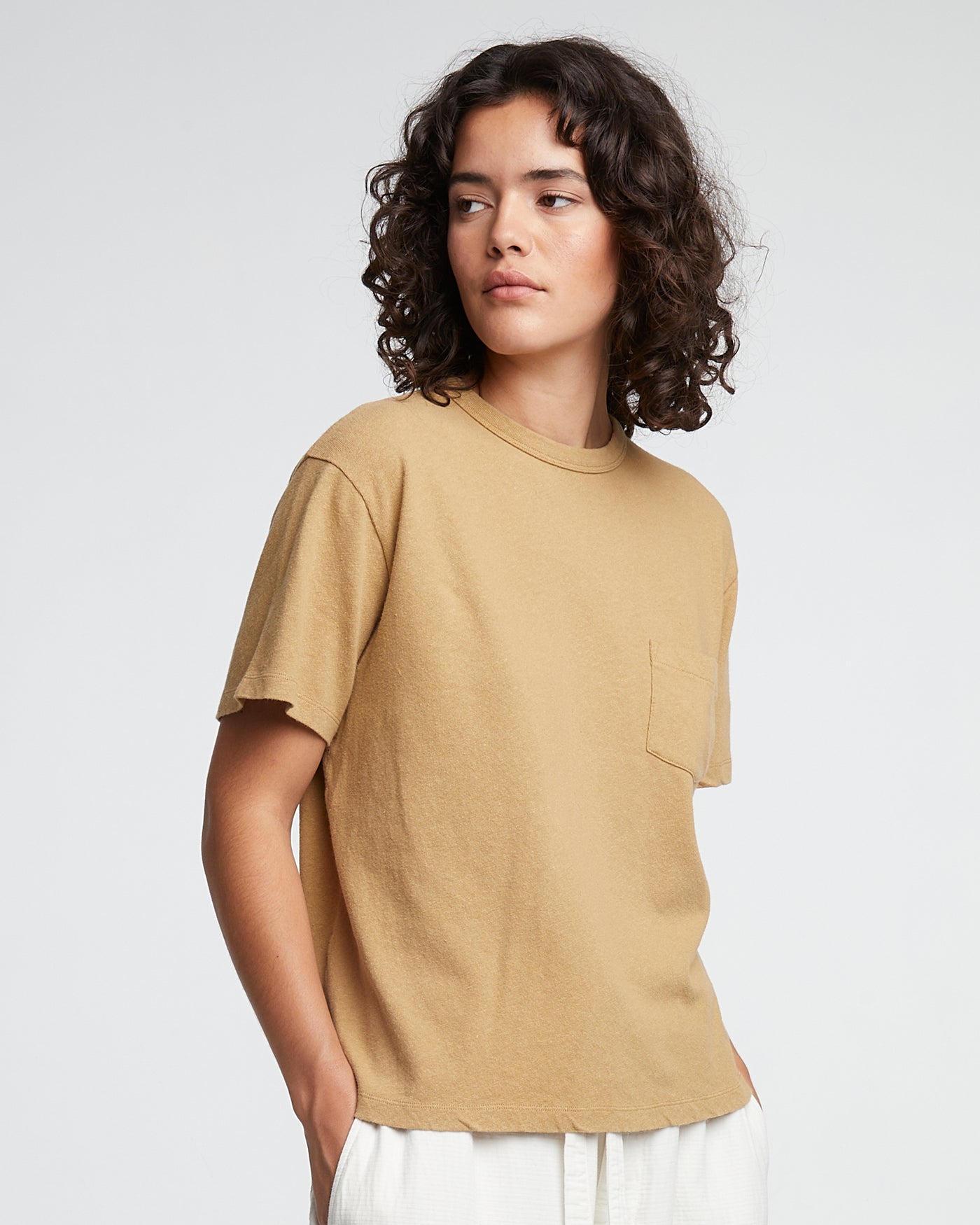 G.o.D Pocket T Cotton Hemp Tan