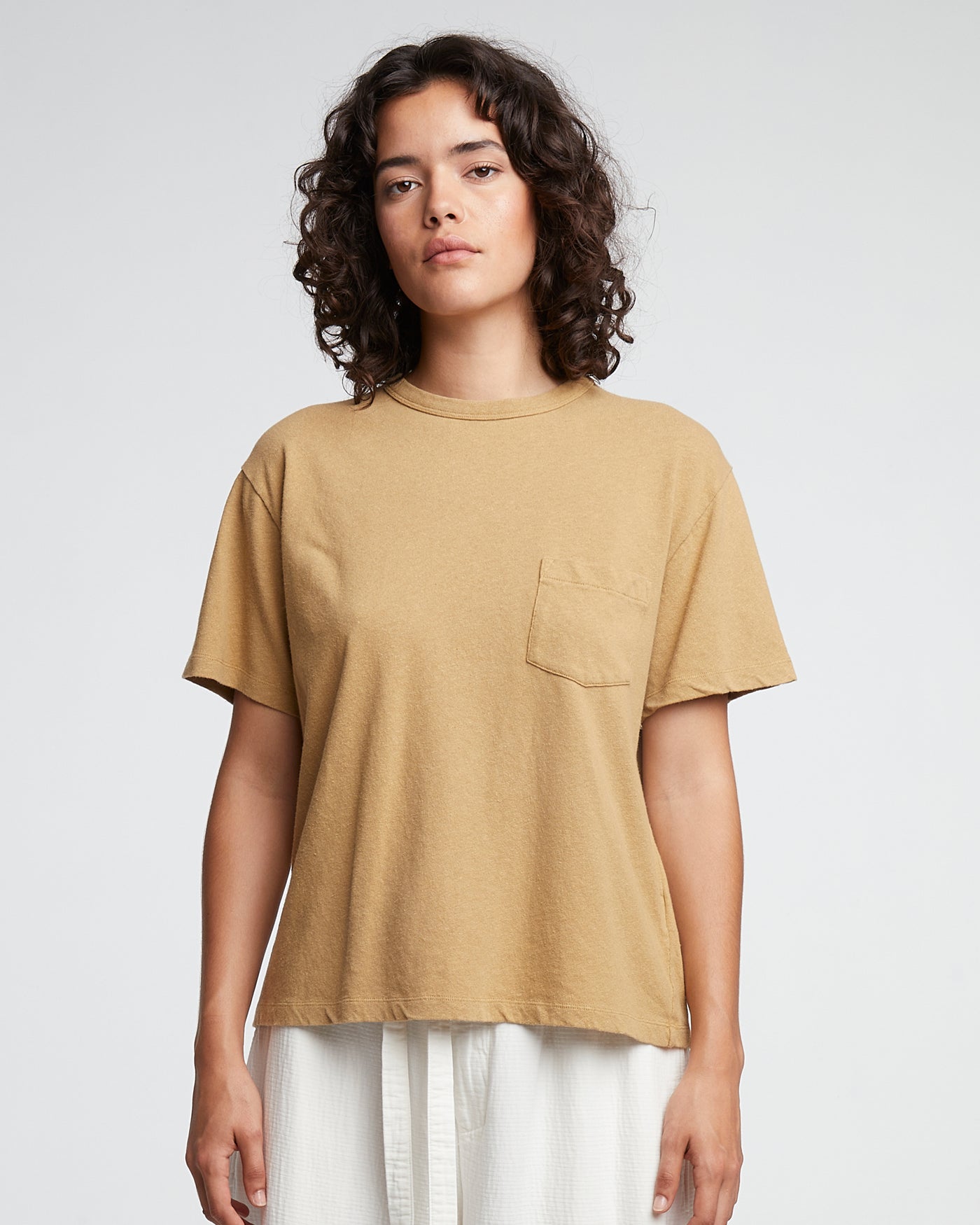 G.o.D Pocket T Cotton Hemp Tan