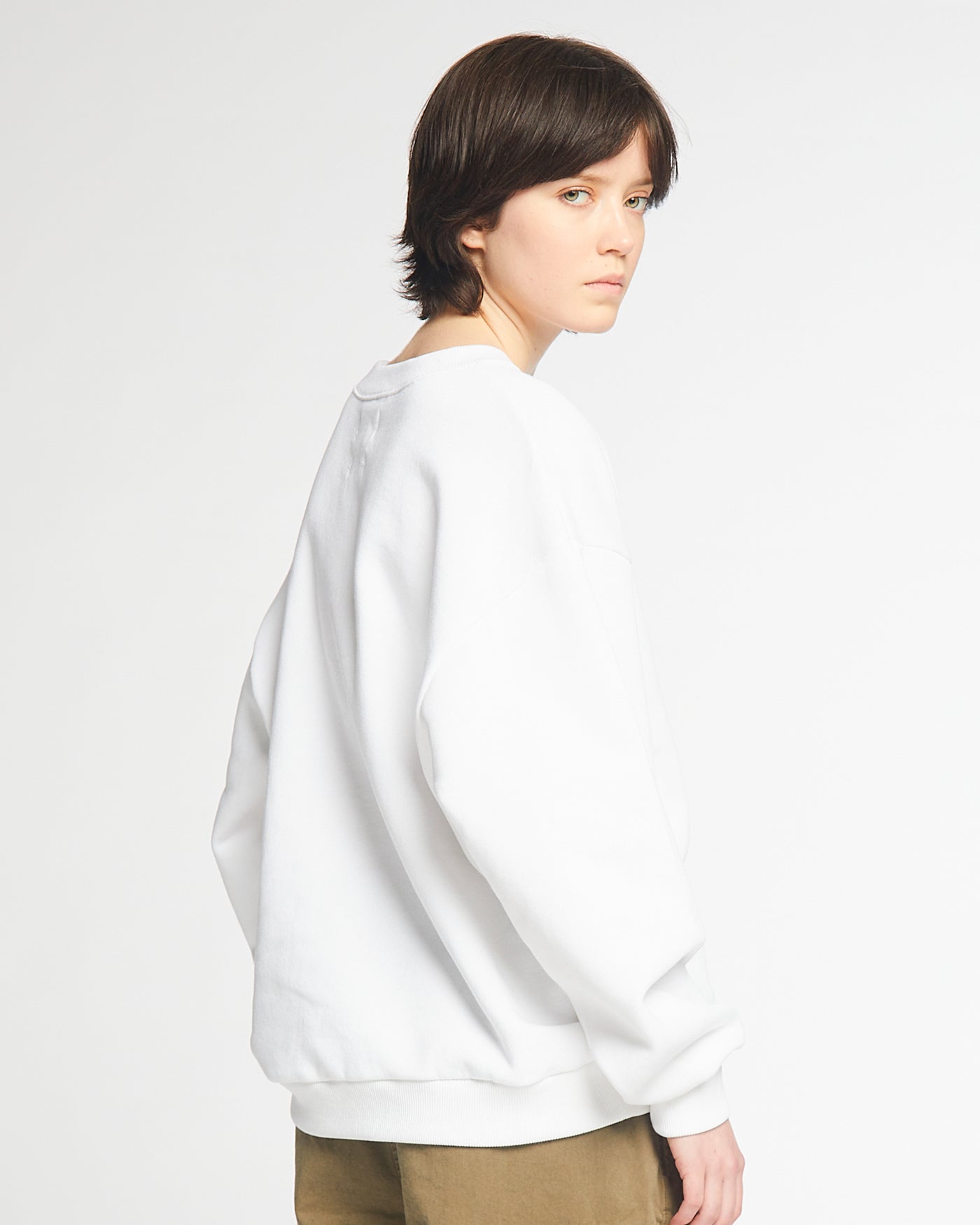 G.o.D Detroit Sweater Basic Cotton Fleece White