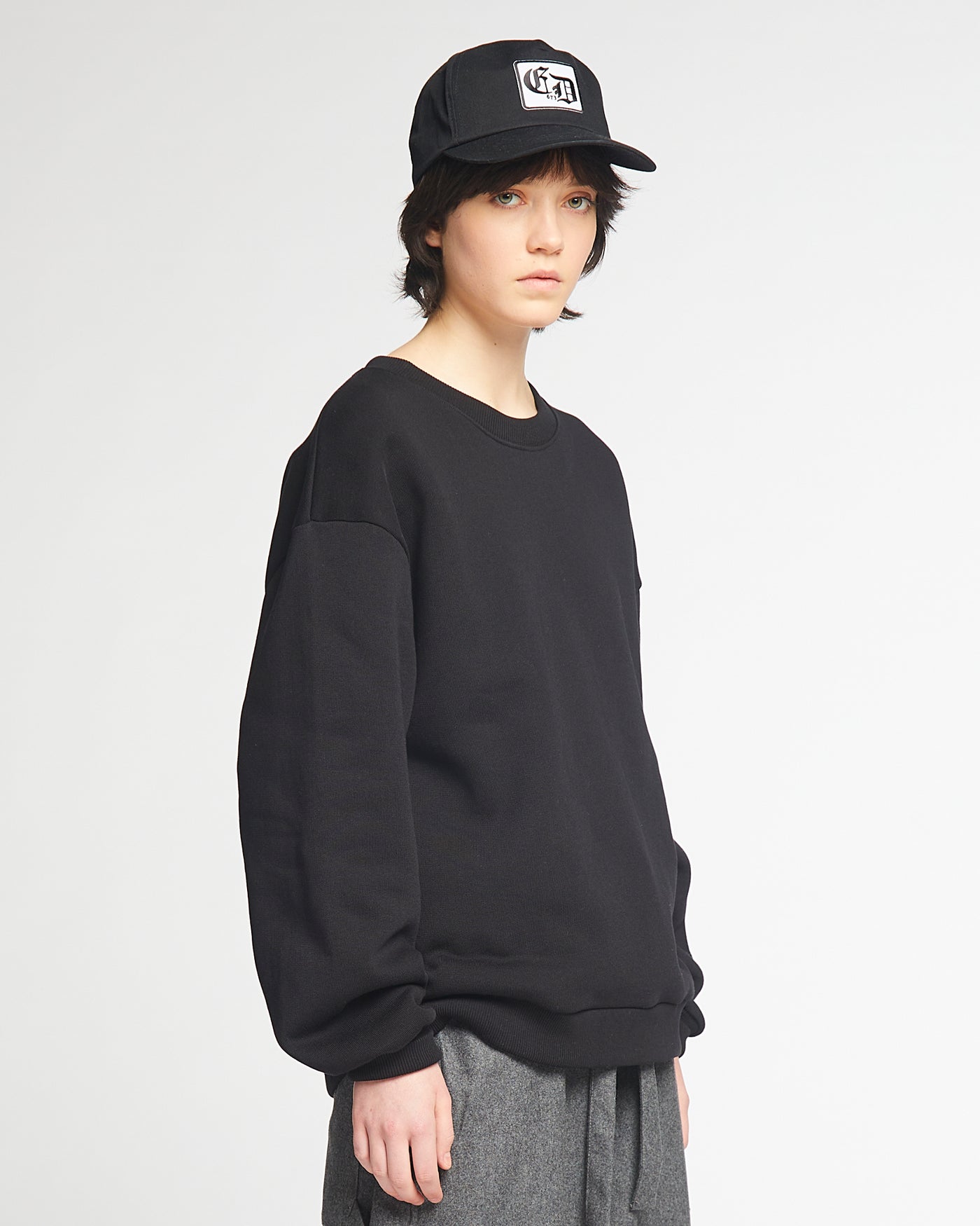 G.o.D Detroit Sweater Basic Cotton Fleece Black