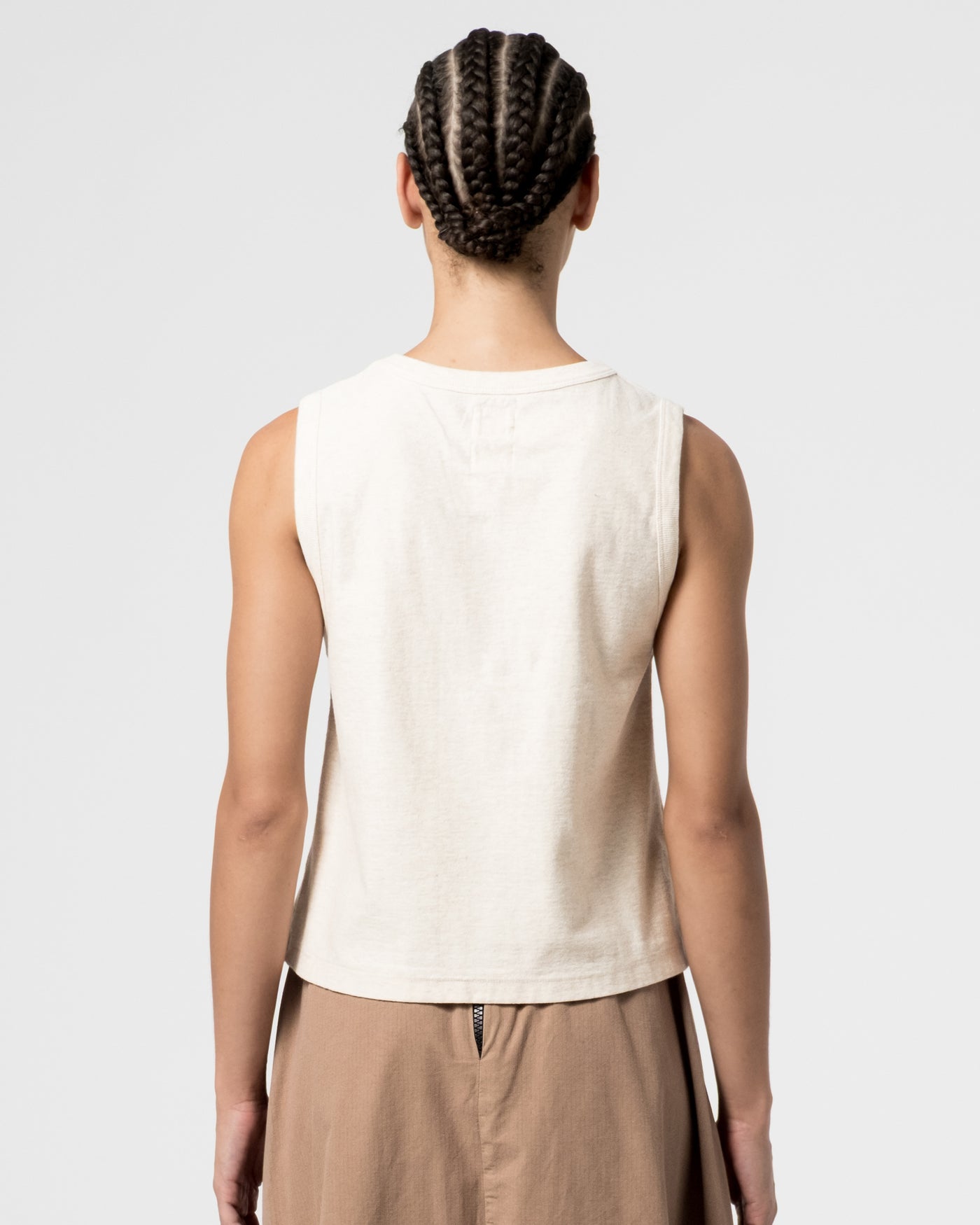 G.o.D Johnny Top Cotton Melange Raffia