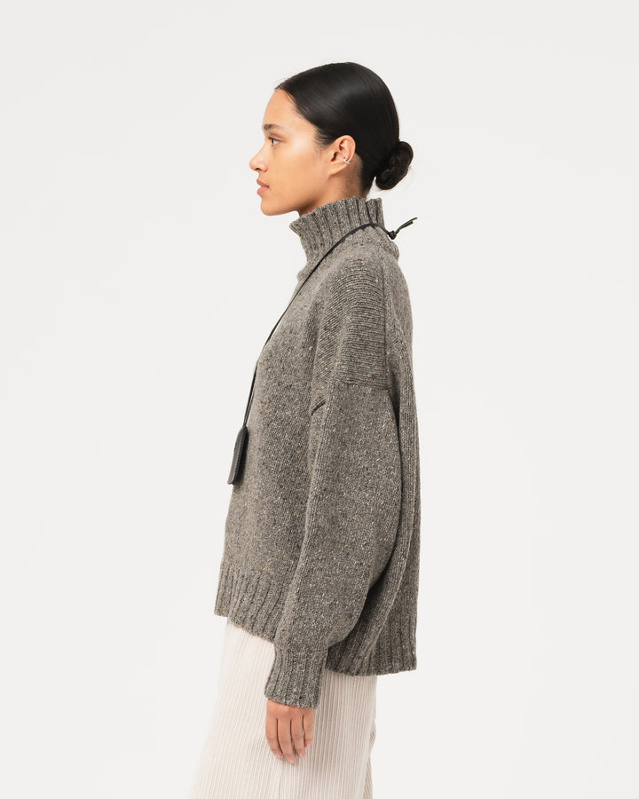 G.o.D Cornish Sweater Neppy Wool Drizzle