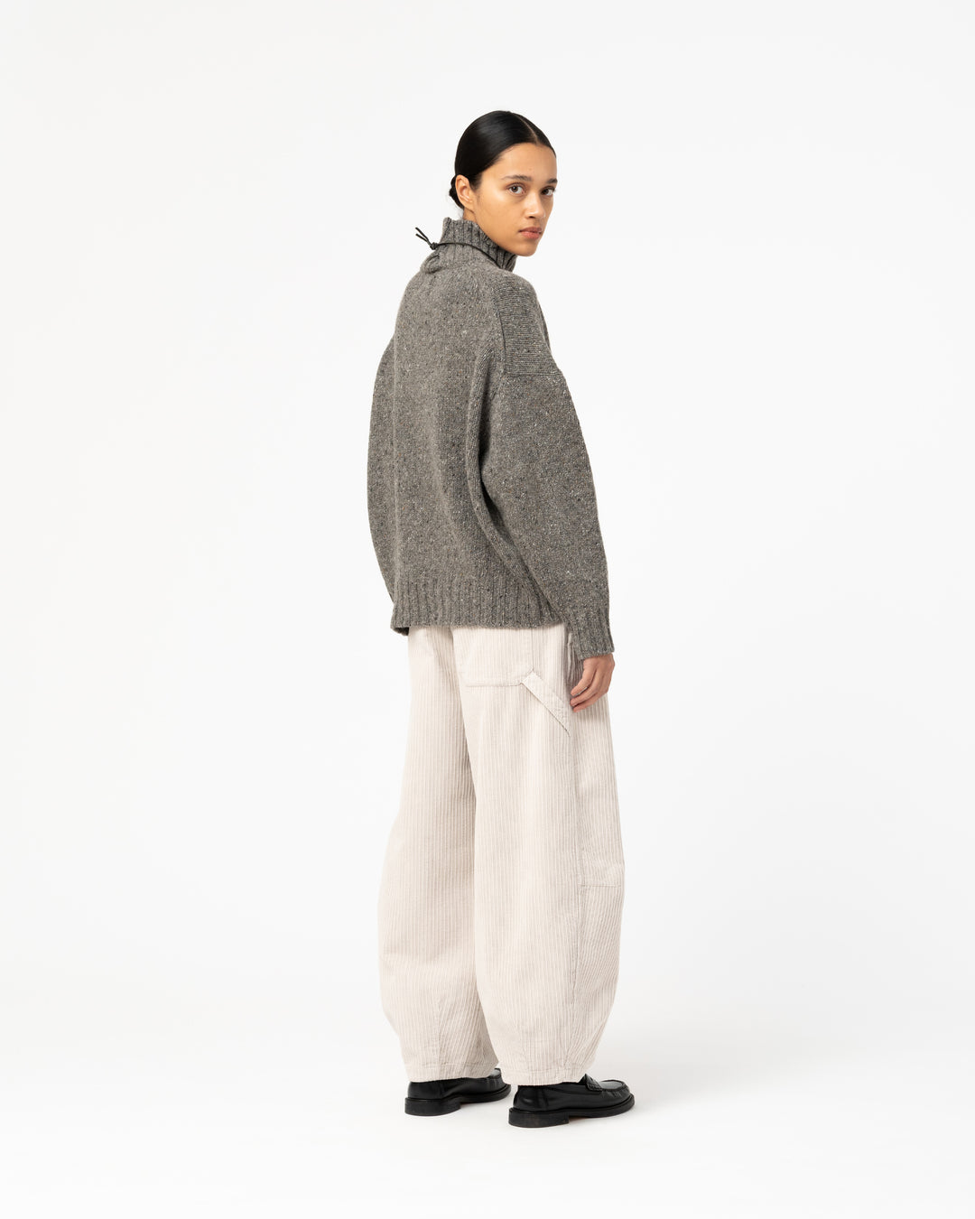 G.o.D Cornish Sweater Neppy Wool Drizzle